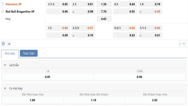 Bang Ty Le Keo Palmeiras Vs Bragantino (1)